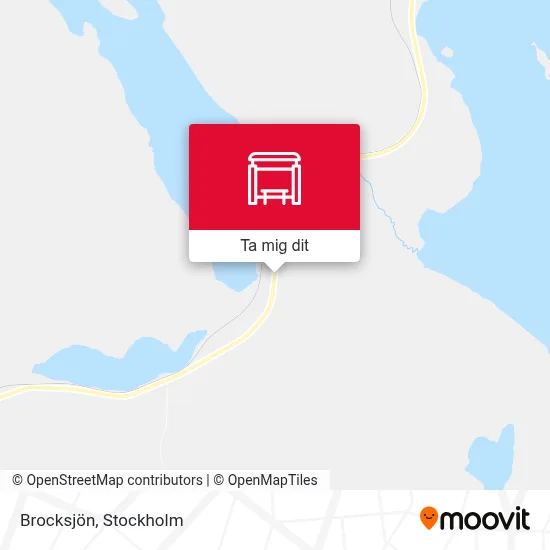 Brocksjön karta