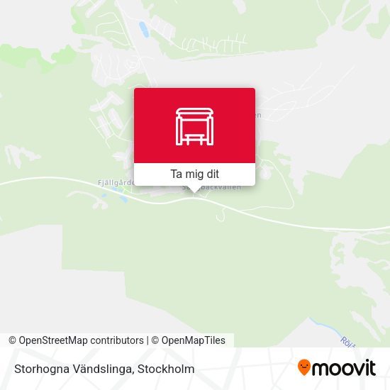 Storhogna Vändslinga karta