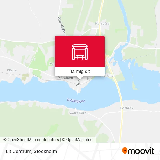 Lit Centrum karta