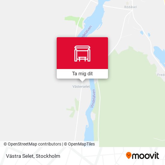 Västra Selet karta