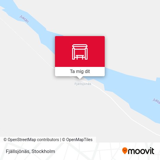 Fjällsjönäs karta