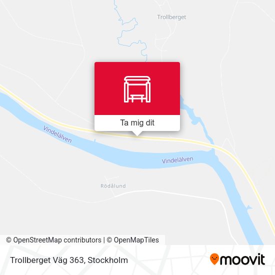 Trollberget Väg 363 karta