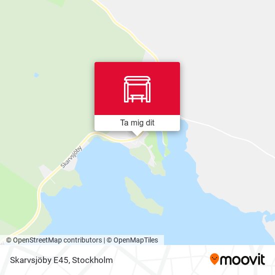 Skarvsjöby E45 karta