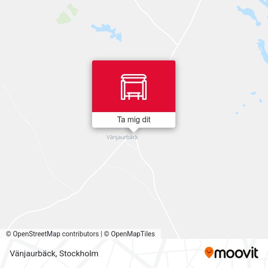 Vänjaurbäck karta