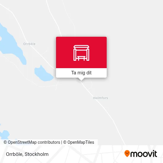 Orrböle karta