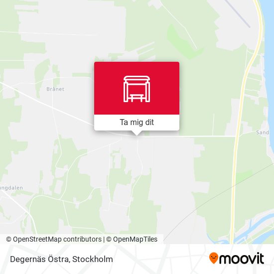 Degernäs Östra karta