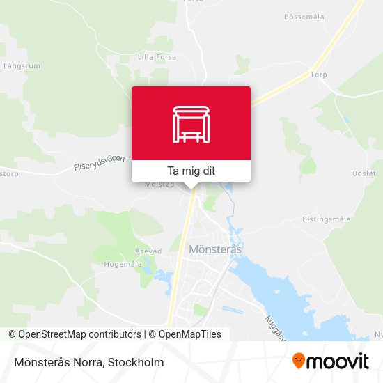Mönsterås Norra karta