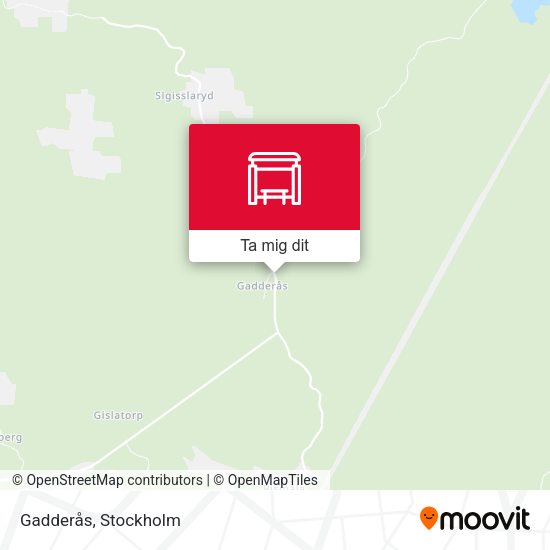 Gadderås karta