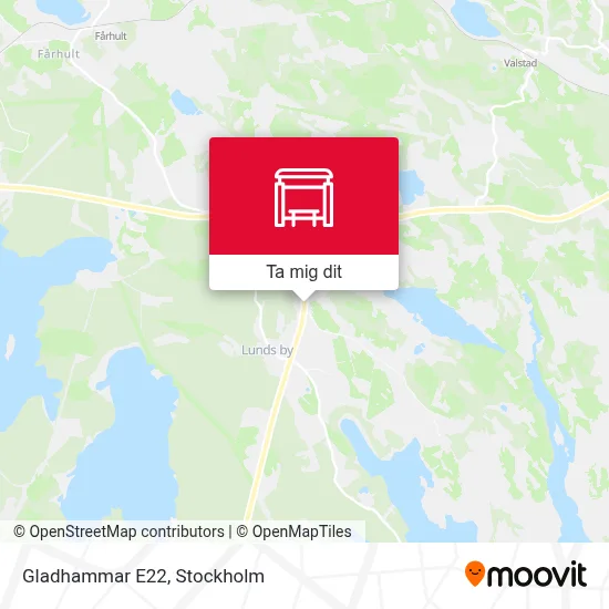 Gladhammar E22 karta