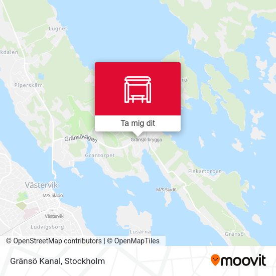 Gränsö Kanal karta