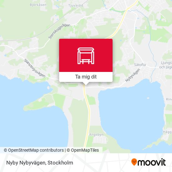 Nyby Nybyvägen karta