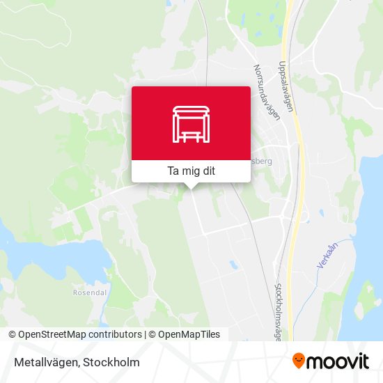 Metallvägen karta