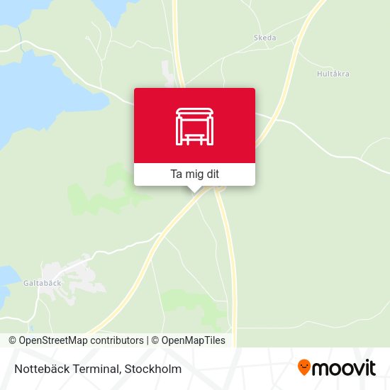 Nottebäck Terminal karta