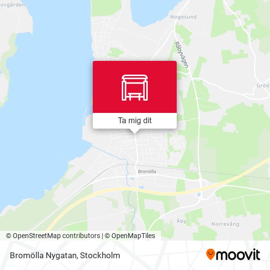 Bromölla Nygatan karta