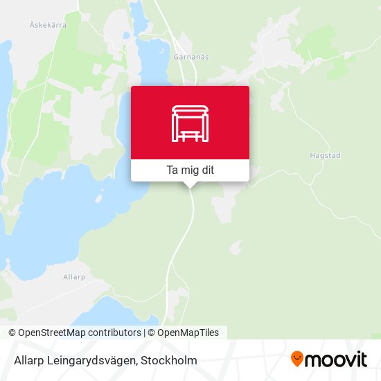 Allarp Leingarydsvägen karta