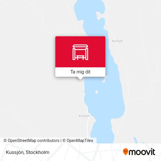 Kussjön karta