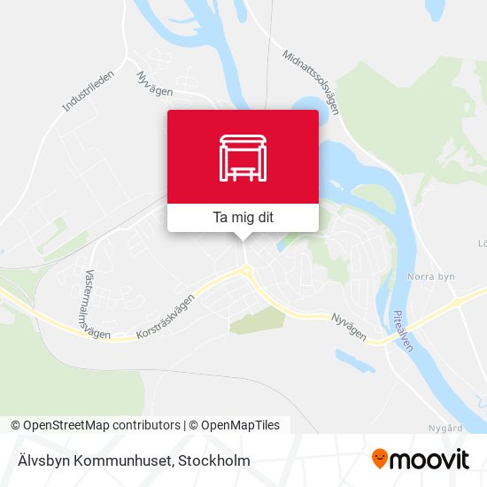 Älvsbyn Kommunhuset karta