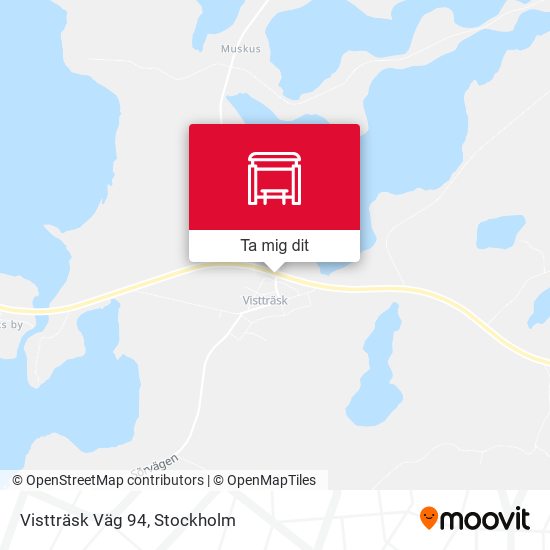 Vistträsk Väg 94 karta