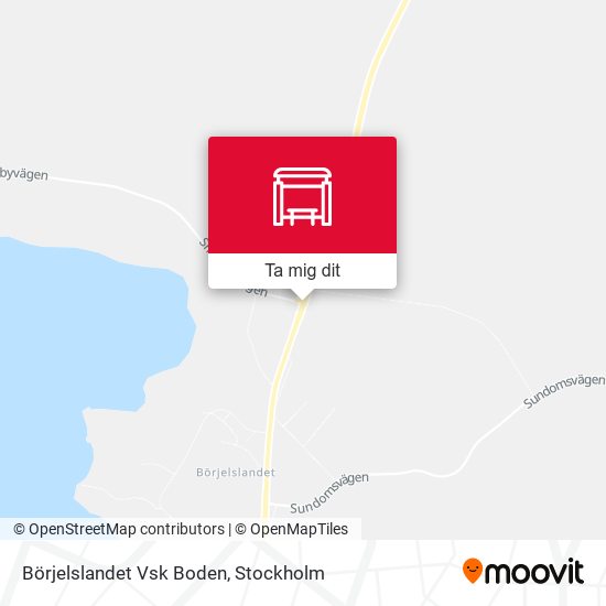 Börjelslandet Vsk Boden karta