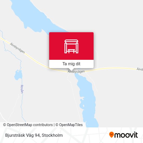 Bjursträsk Väg 94 karta