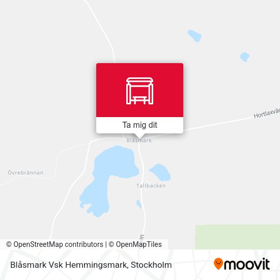 Blåsmark Vsk Hemmingsmark karta