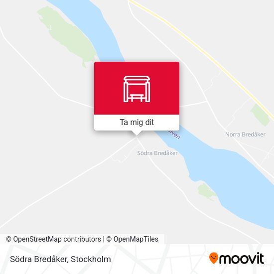 Södra Bredåker karta