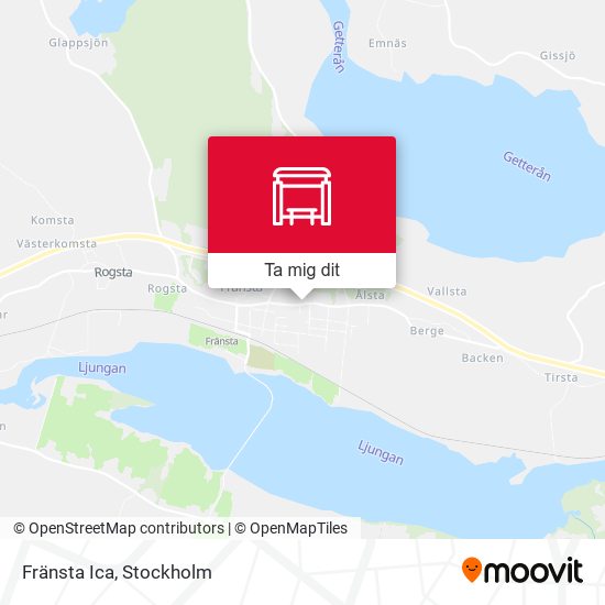 Fränsta Ica karta