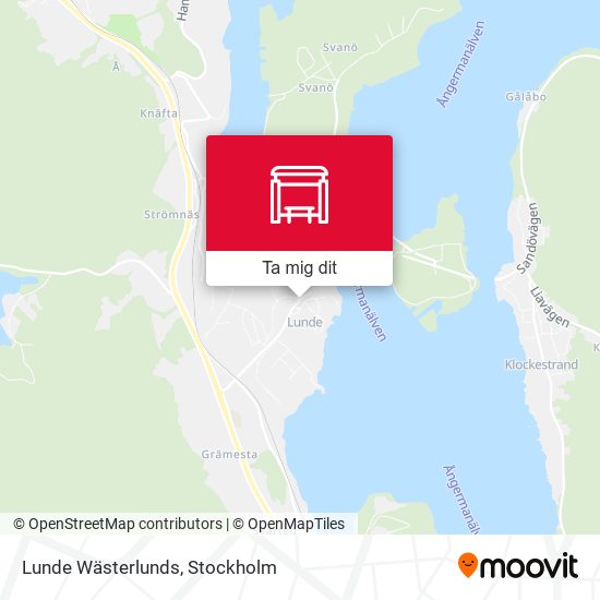 Lunde Wästerlunds karta