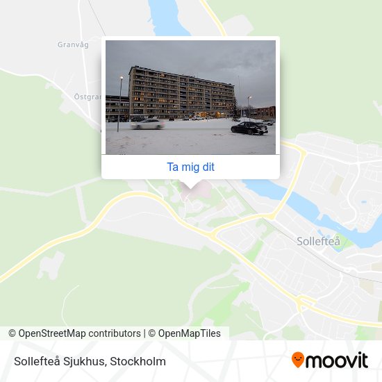 Sollefteå Sjukhus karta