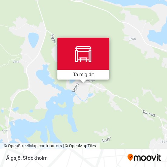 Älgsjö karta