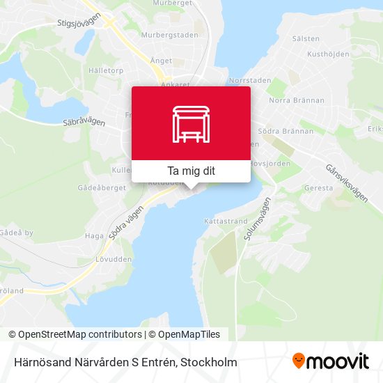 Härnösand Närvården S Entrén karta