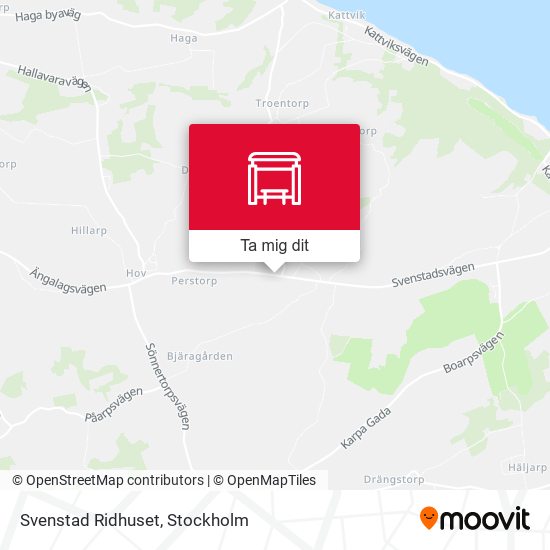 Svenstad Ridhuset karta