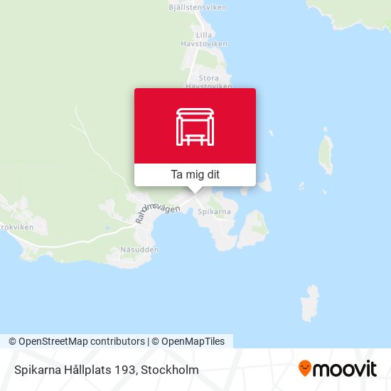 Spikarna Hållplats 193 karta