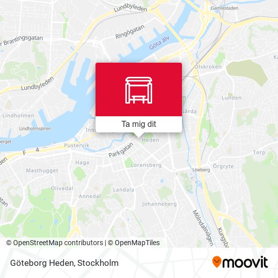 Göteborg Heden karta