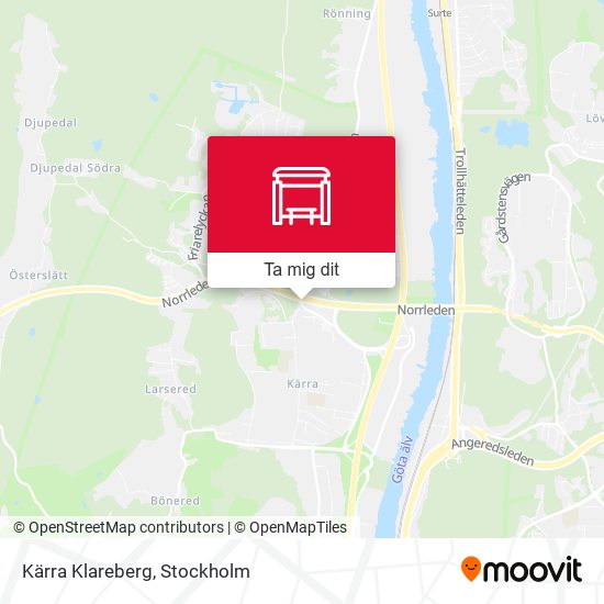 Kärra Klareberg karta