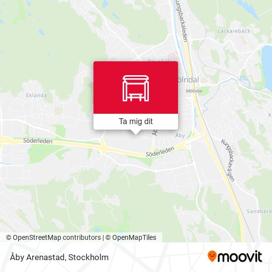 Åby Arenastad karta