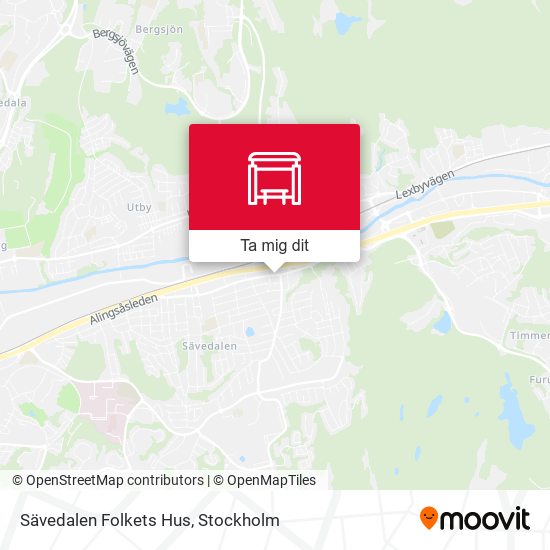 Sävedalen Folkets Hus karta