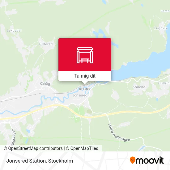 Jonsered Station karta