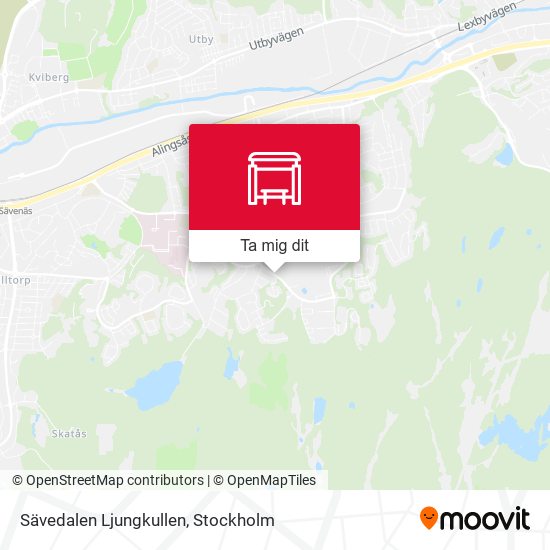 Sävedalen Ljungkullen karta