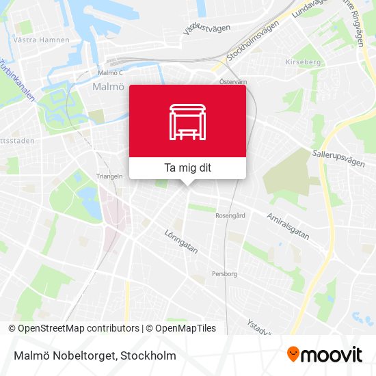 Malmö Nobeltorget karta