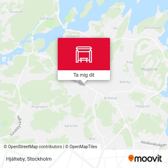 Hjälteby karta