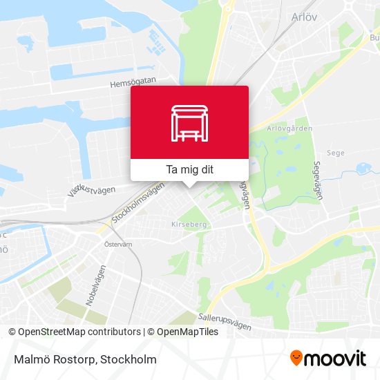 Malmö Rostorp karta