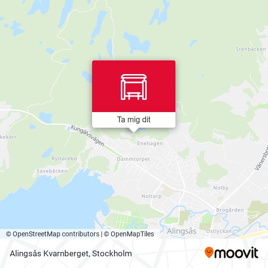 Alingsås Kvarnberget karta