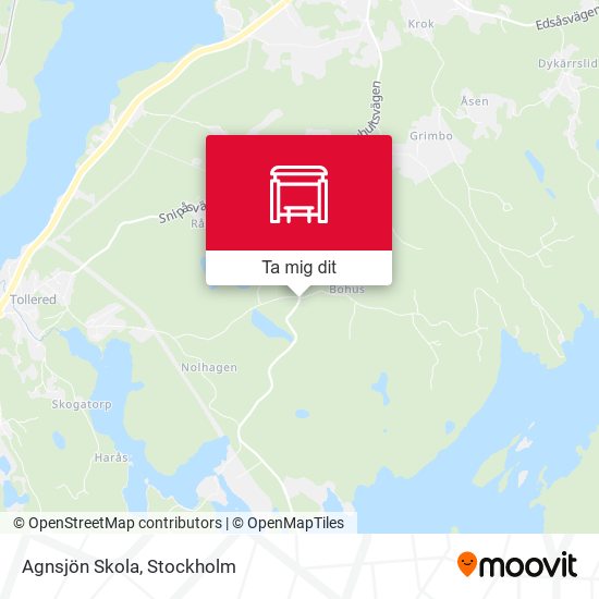 Agnsjön Skola karta