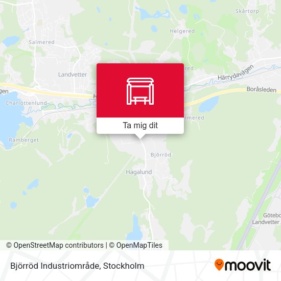 Björröd Industriområde karta