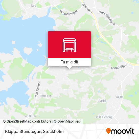 Kläppa Stenstugan karta