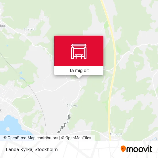 Landa Kyrka karta