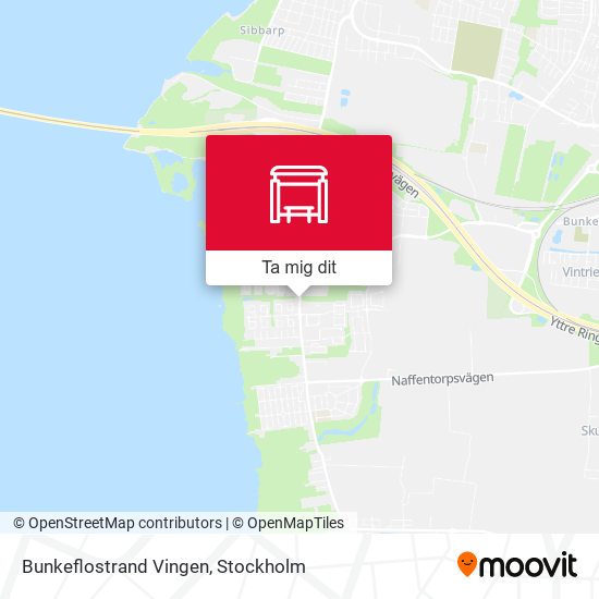 Bunkeflostrand Vingen karta