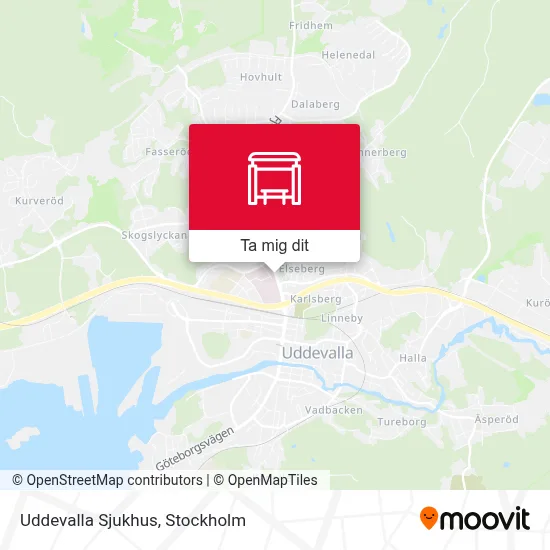 Uddevalla Sjukhus karta