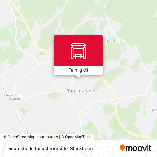 Tanumshede Industriområde karta